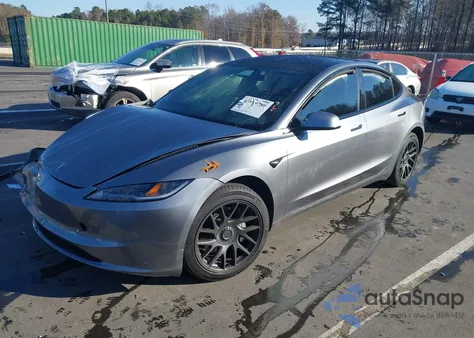 2024 Tesla Model 3 Long Range Dual Motor All-Wheel Drive/Rear-Wheel Drive из США, поврежденный, VIN 5YJ3E1EA6RF856133